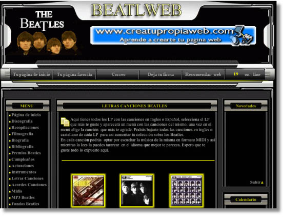 La Web de la Semana: Beatlweb Las letras de los Beatles en español